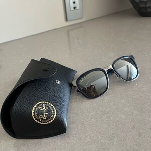 Ray-Ban Blue and Silver Sunglasses